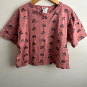 Stylish Pink Rainbow Tee for Kids